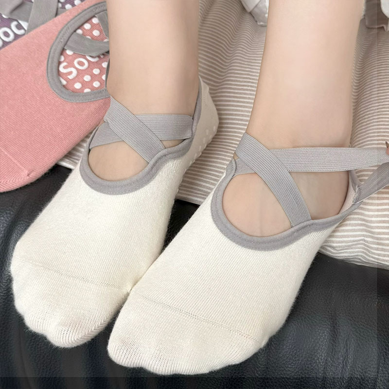 プロフェッショナル女性ヨガソックスシリコーン滑り止めバレエピ - Grip Sock Yoga のレビューと価格