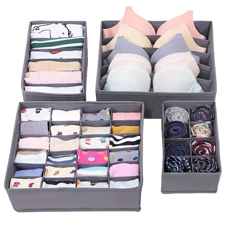 スポーツブラ下着オーガナイザー収納ボックスパンティー靴下収納 - Sock Organizer Tray のレビューと価格