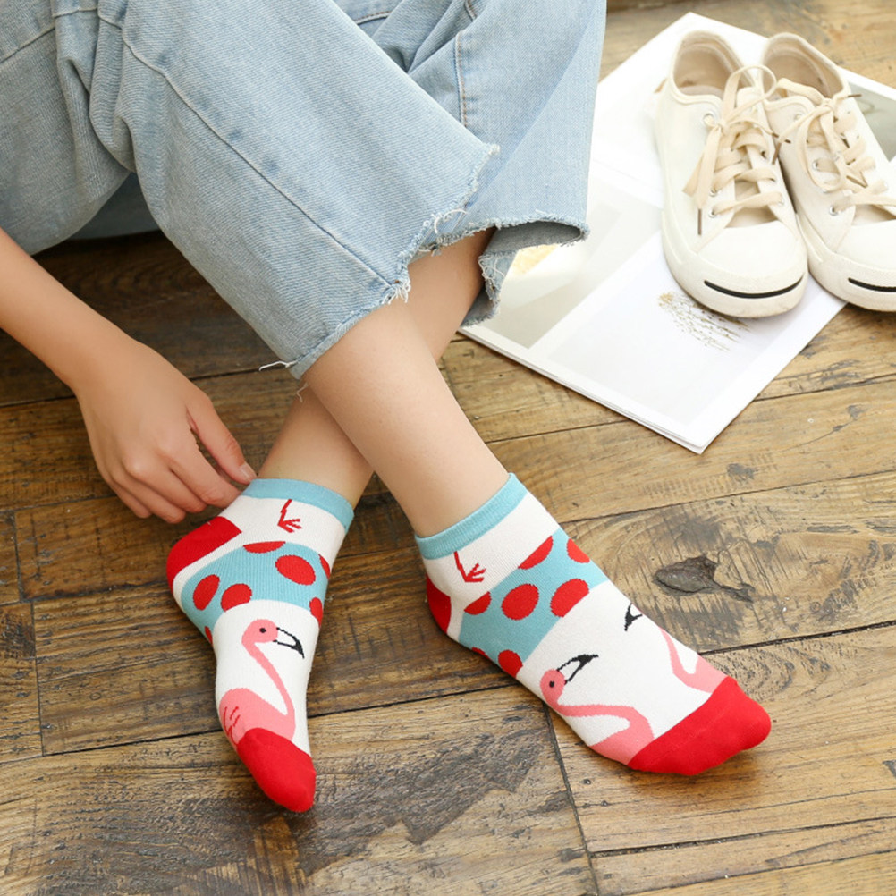 5足組 レディース コットン ショートソックス つま先が見え - Invisibility Sock Loafer のレビューと価格