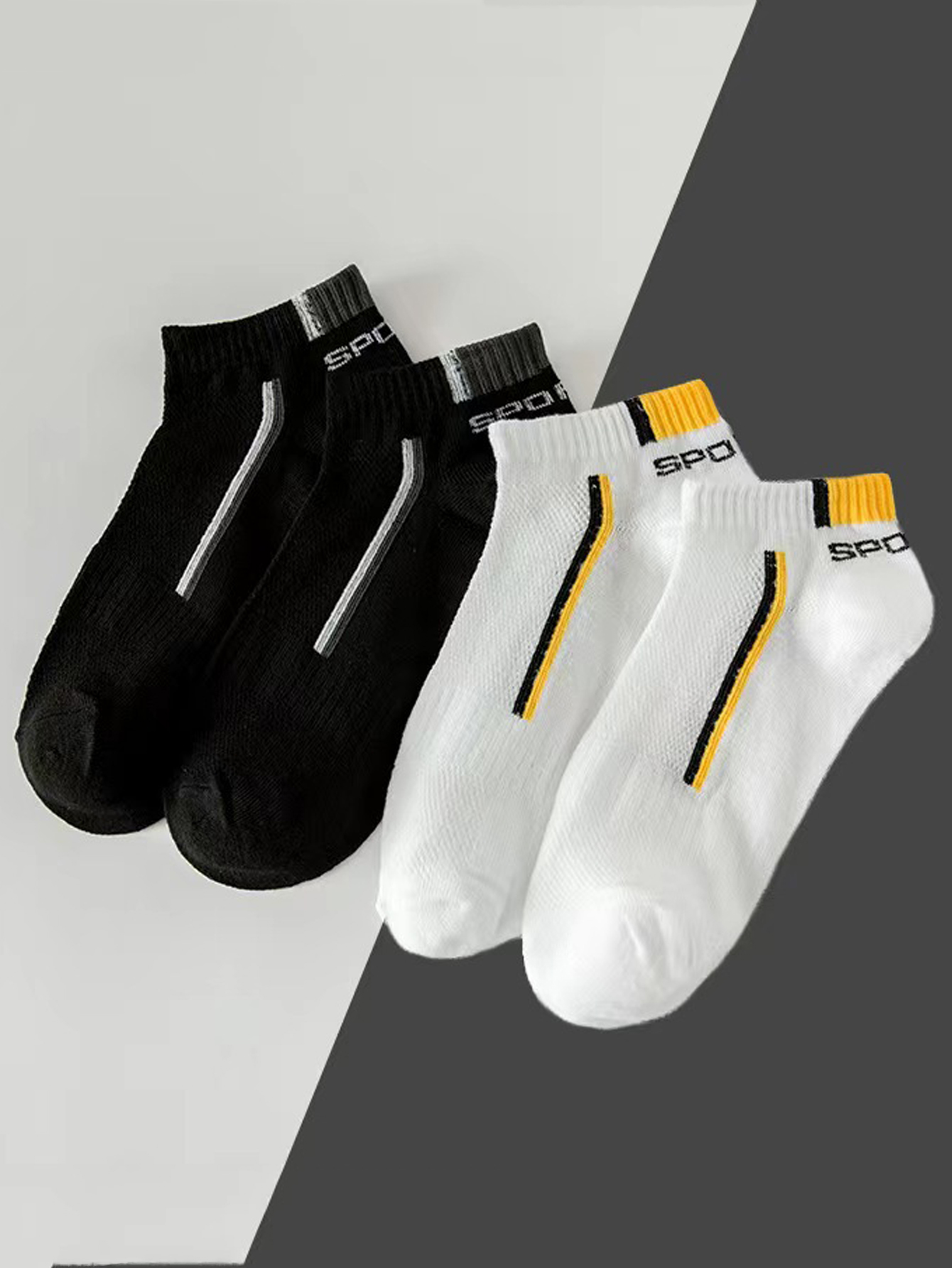 5/40 ペア メンズ アンクル ボートソックス ブロックプ - Ankle Sock Low Cut のレビューと価格