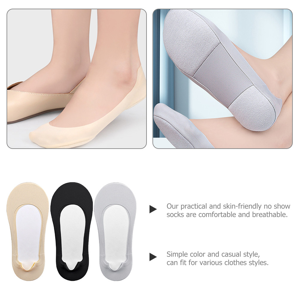 女性用ローカットインビジブルソックス3足組、柔らかく伸縮性の - Invisibility Sock Loafer のレビューと価格