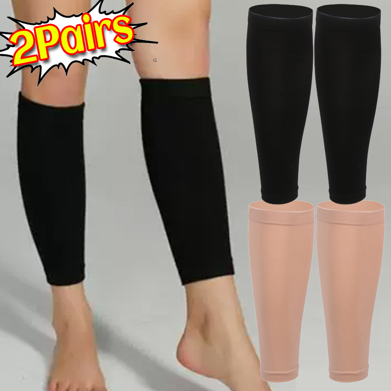 1/2ペアの弾性ソックス、ふくらはぎ用スリーブ、圧縮ソックス - Compression Sleeve Calf のレビューと価格