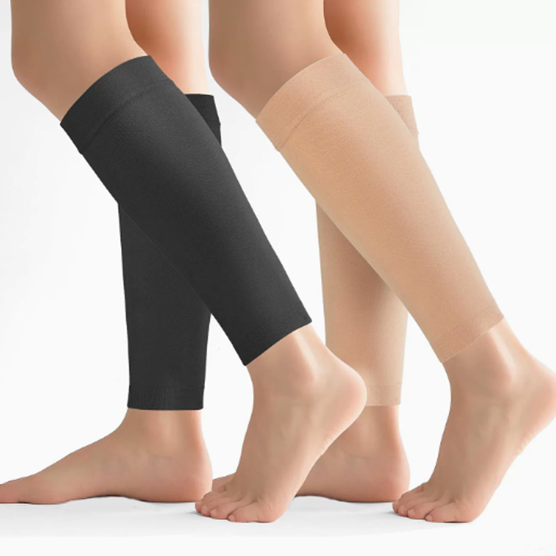 1/2ペアの弾性ソックス、ふくらはぎ用スリーブ、圧縮ソックス - Compression Sleeve Calf のレビューと価格